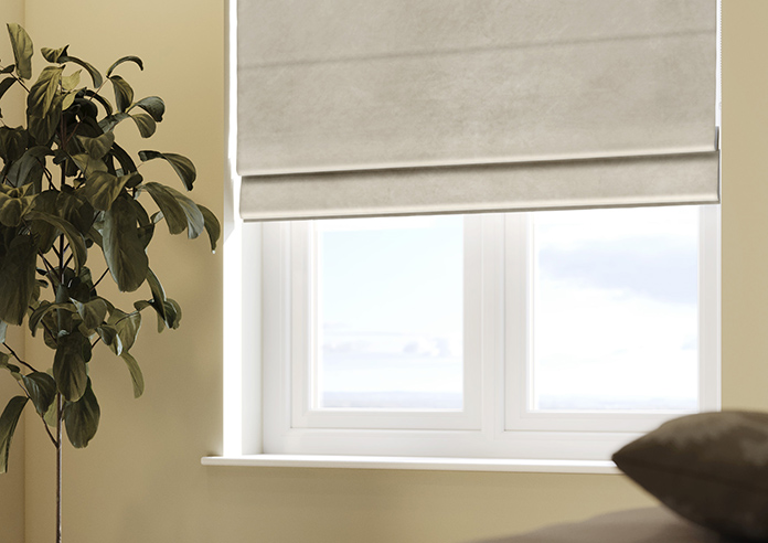 Odessa Velvet, Mushroom - Roman Blind - Image 5